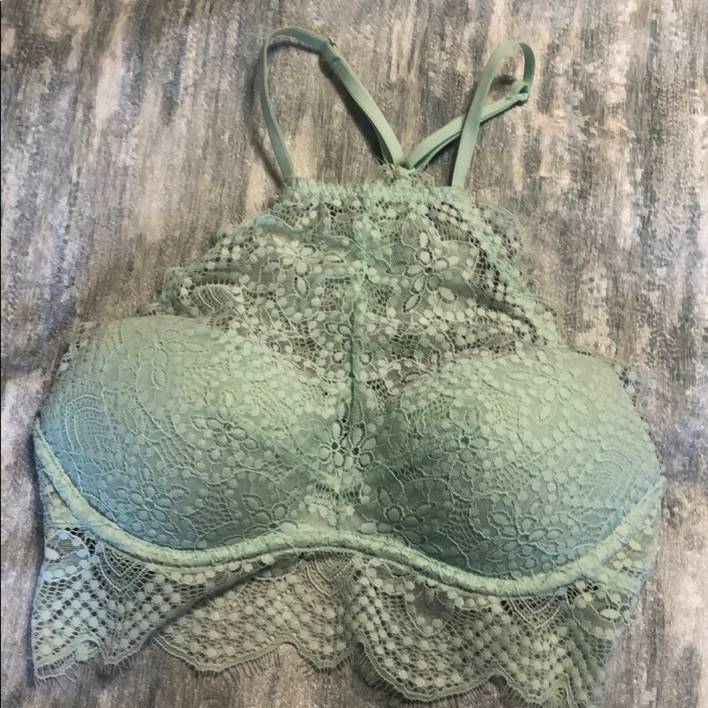 Victoria’s Secret PINK Mint Lace Bralette (NWOT)